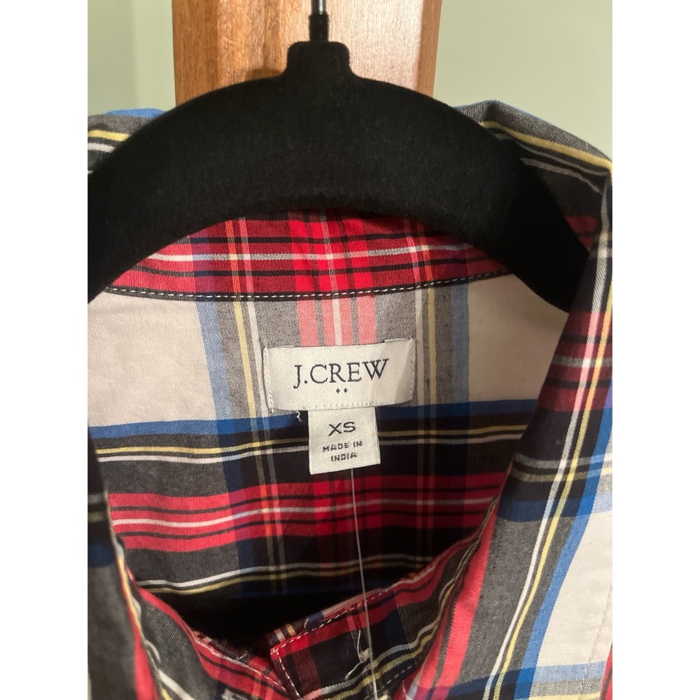 J Crew Women’s Button Down Tartan Modern size XS - Picture 4 of 5